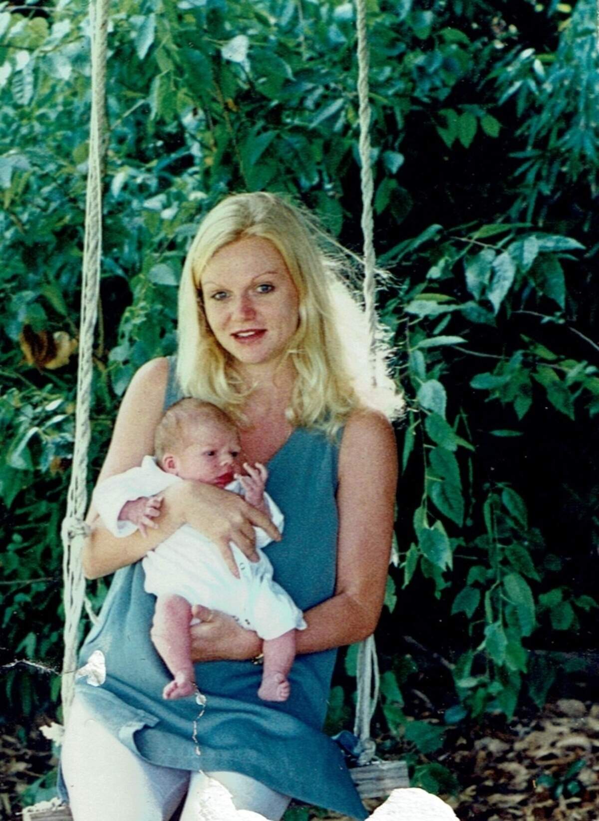 Alysha Hanin smiles in an undated photo with her son Adrian Hoffmann.